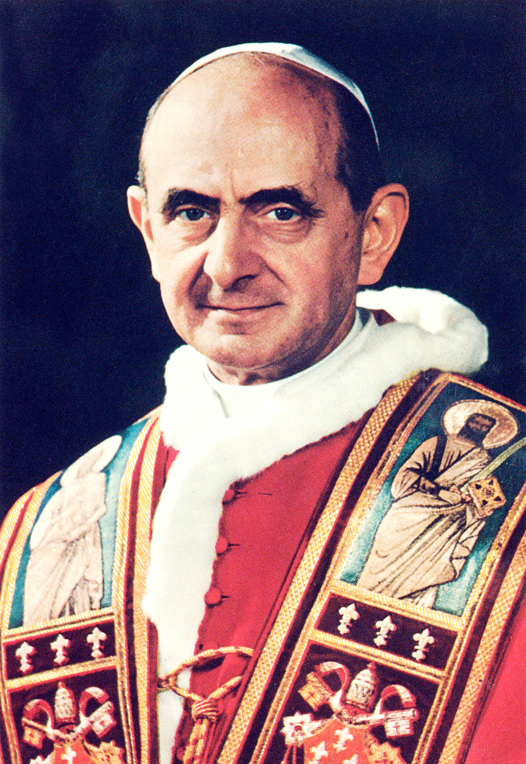 Blessed Paul VI is pictured in this undated portrait. He was the first Pope to invite the press to travel on his foreign trips.